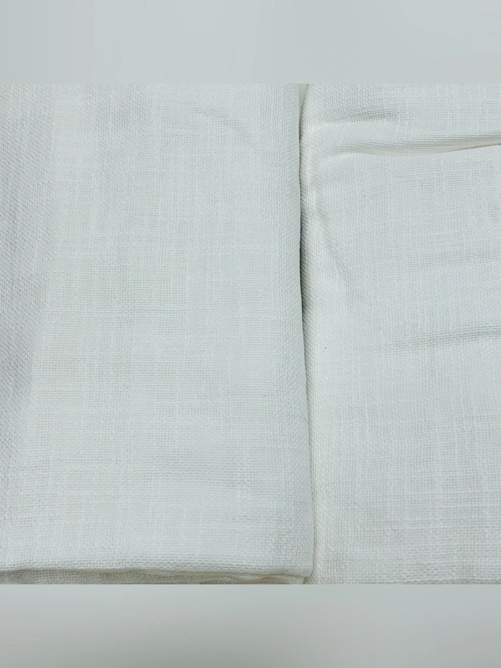 NWOT QUINCE Set Of 2 48x96 Cotton Sheer Curtains White 0521